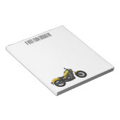 Bloc-note Illustration de moto Cruiser (Incliné)
