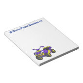 Bloc-note Illustration de moto Purple Quad (Incliné)