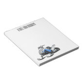 Bloc-note Illustration de motoneige (Incliné)