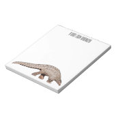 Bloc-note Illustration de Pangolin (Tourné)
