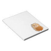 Bloc-note Illustration de personnage de hamster drôle (Incliné)