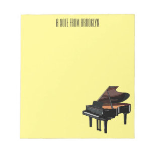 Bloc-note Illustration de piano
