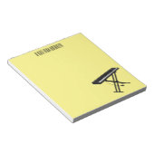 Bloc-note Illustration de piano clavier (Incliné)