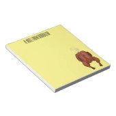 Bloc-note Illustration de poulet rôti (Incliné)