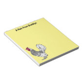 Bloc-note Illustration de poulet Sebright (Incliné)
