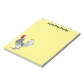 Bloc-note Illustration de poulet Sebright (Tourné)