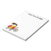 Bloc-note Illustration de pousse-pousse pédicab (Tourné)