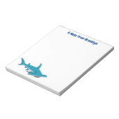 Bloc-note Illustration de requin marteau (Tourné)
