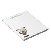 Bloc-note Illustration de superbe et superbe lyrebird (Incliné)