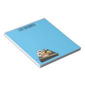 Bloc-note Illustration de sushi (Incliné)