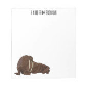 Bloc-note Illustration de Walrus (Devant)
