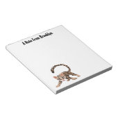 Bloc-note Illustration d'ocelot mignon (Incliné)