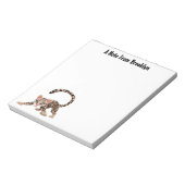 Bloc-note Illustration d'ocelot mignon (Tourné)