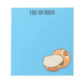 Bloc-note Illustration d'oignon (Devant)