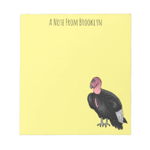 Bloc-note Illustration d'oiseau condor de Californie