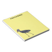 Bloc-note Illustration d'oiseau de cordonnier (Incliné)