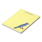 Bloc-note Illustration d'oiseau de jay bleu (Tourné)