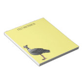 Bloc-note Illustration d'oiseau du crieur du sud (Incliné)