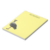 Bloc-note Illustration d'oiseau du crieur du sud (Tourné)