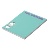Bloc-note Illustration drôle de réfrigérateur (Tourné)