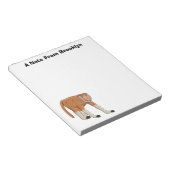 Bloc-note Illustration drôle de singe proboscis (Incliné)