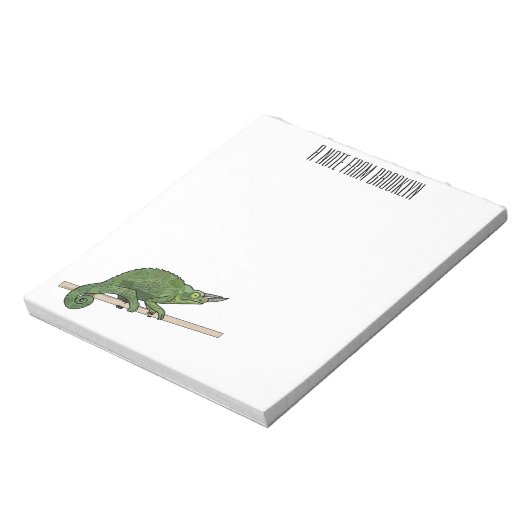 Bloc-note Illustration du caméléon de Jackson (Tourné)