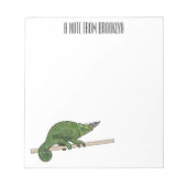 Bloc-note Illustration du caméléon de Jackson (Devant)