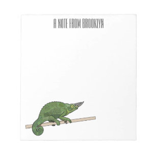 Bloc-note Illustration du caméléon de Jackson