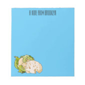 Bloc-note Illustration du chou-fleur (Devant)