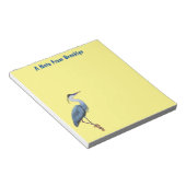 Bloc-note Illustration du grand héron bleu (Incliné)