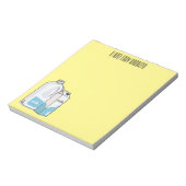 Bloc-note Illustration du lait (Tourné)