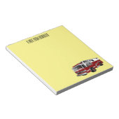 Bloc-note Illustration du moteur à incendie (Incliné)