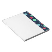 Bloc-note Illustration du Motif spatial (Incliné)