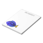 Bloc-note Illustration du poisson de la cuve bleue (Tourné)