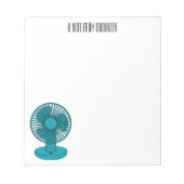 Bloc-note Illustration du ventilateur (Devant)