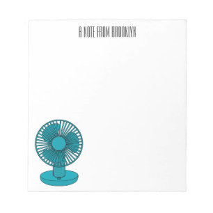 Bloc-note Illustration du ventilateur