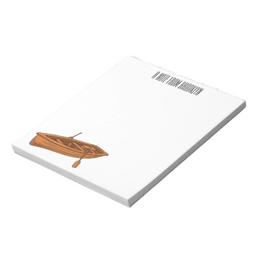 Bloc-note Illustration d'un bateau à roues (Tourné)