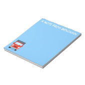 Bloc-note Illustration d'un camion kawaii rouge mou (Tourné)