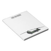 Bloc-note Illustration d'un hélicoptère de l'armée de Chinoo (Incliné)