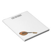 Bloc-note Illustration en mandoline (Incliné)