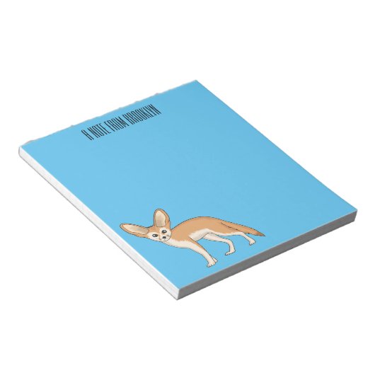 Bloc-note Illustration Fennec fox (Incliné)