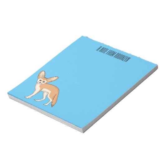 Bloc-note Illustration Fennec fox (Tourné)