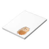 Bloc-note Illustration Funny Hamster Character (Tourné)