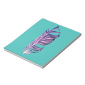 Bloc-note Illustration originale de dessin de plumes (Tourné)