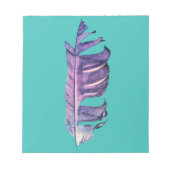 Bloc-note Illustration originale de dessin de plumes (Devant)