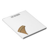 Bloc-note Illustration Pan flûte / panpipes (Incliné)