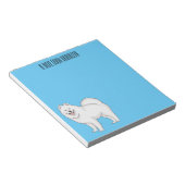 Bloc-note Illustration Samoyed dog (Incliné)