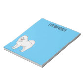 Bloc-note Illustration Samoyed dog (Tourné)