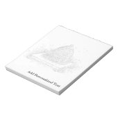 Bloc-note Illustration vintage | BW | ruche (Tourné)