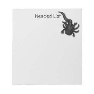 Bloc-note Illustré personnalisé Melanoïde Axolotl